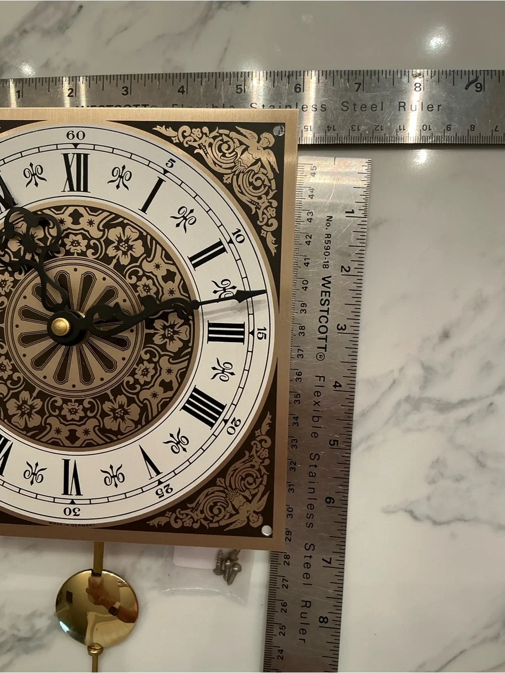 Vintage electronic battery clock parts 1250 835- Elegant Home Accent